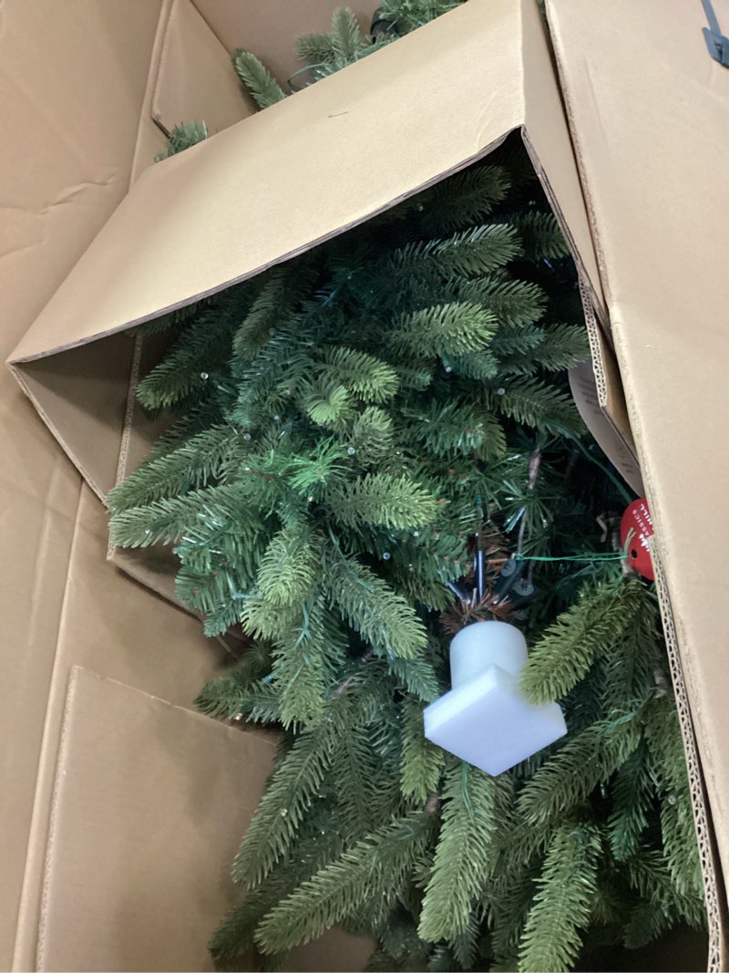 Condition photo showing Good Condition for Elegant Pre-lit 7.5ft Christmas Tree with Color-Changing LEDs