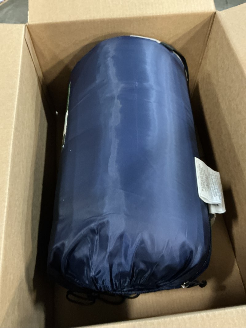 Condition photo showing Good Condition for coleman brazos 20/30°f adult cool-weather sleeping bag with no-snag zipper & stuff sack, machine washable, great for camping, traveling, guests, & more pfas-free 30°f