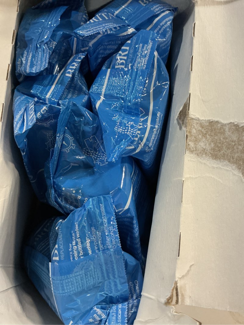 Condition photo showing Good Condition for brita britaplus replacement water filter for pitchers and dispensers, wqa nsf/ansi certified, reduces 2x more contaminants vs. standard brita, reduces chlorine zinc copper mercury & more, 6 filters plus 6