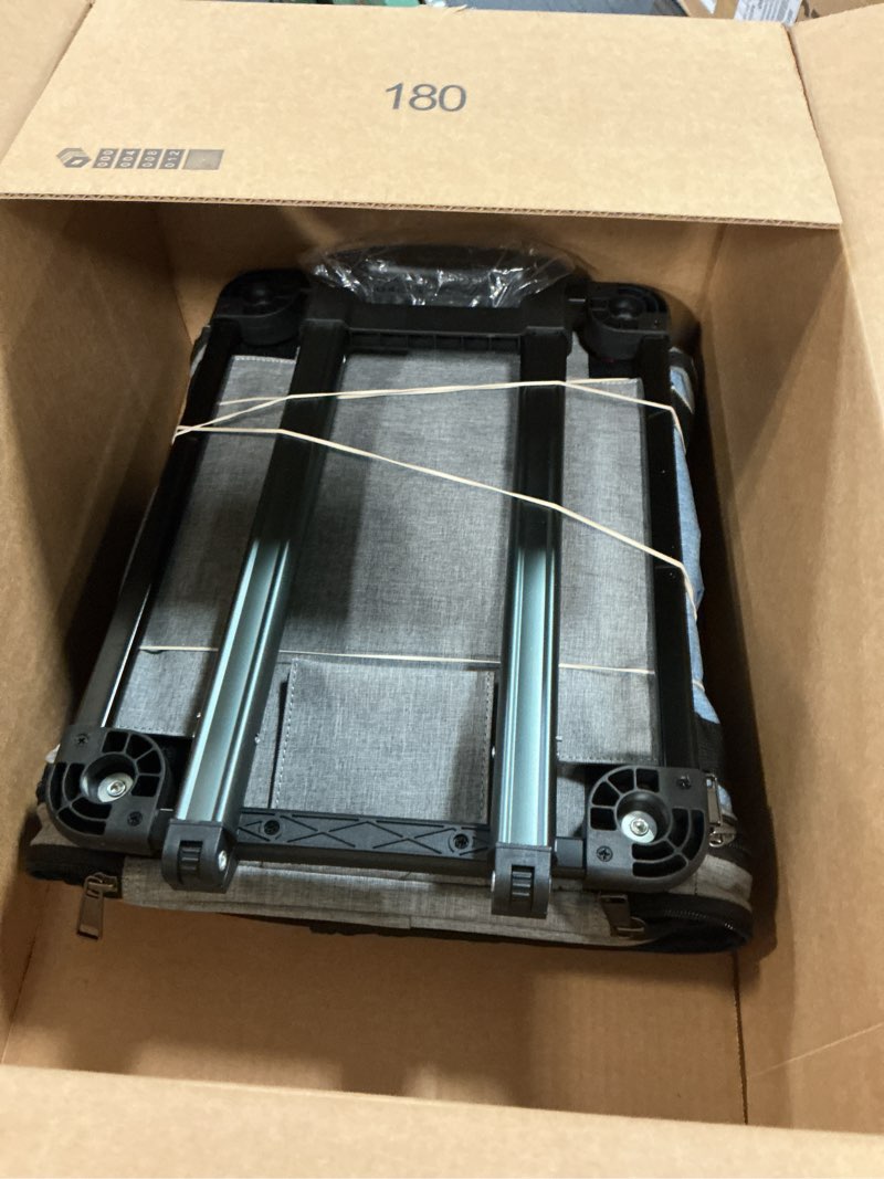 Condition photo showing As Is for Pet Carrier with Wheels for Cat and Small Dogs: Expandable Airline Approved Rolling Cat Carrier - Cat Carrier Soft for Pets Under 25lbs Travel Plane Trip
