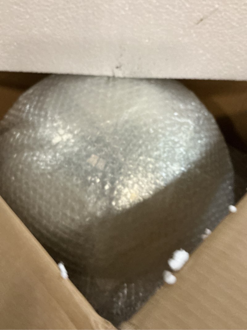 Condition photo showing New/Like New for youdepot 16-inch large disco ball – big hanging mirror ball disco ball decor for disco party decorations, weddings, events, disco christmas decor, and home celebration 16 in