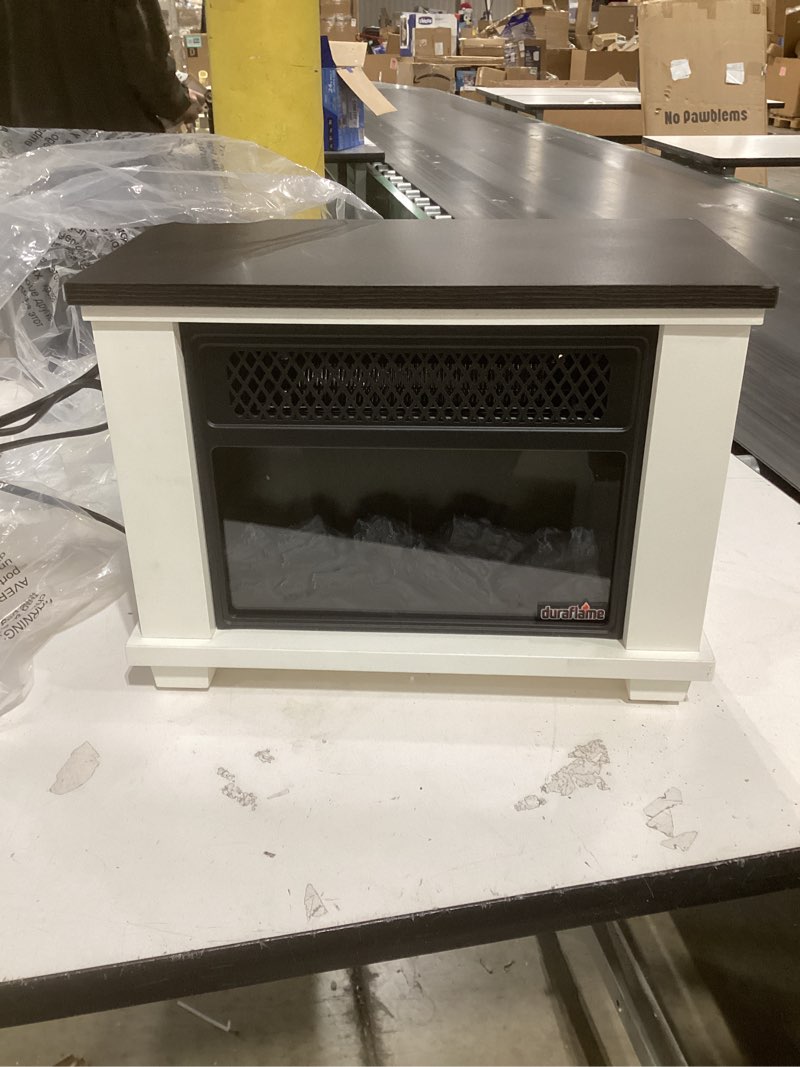 Condition photo showing Good Condition for Duraflame Electric Tabletop Stove Heater- Crème 
