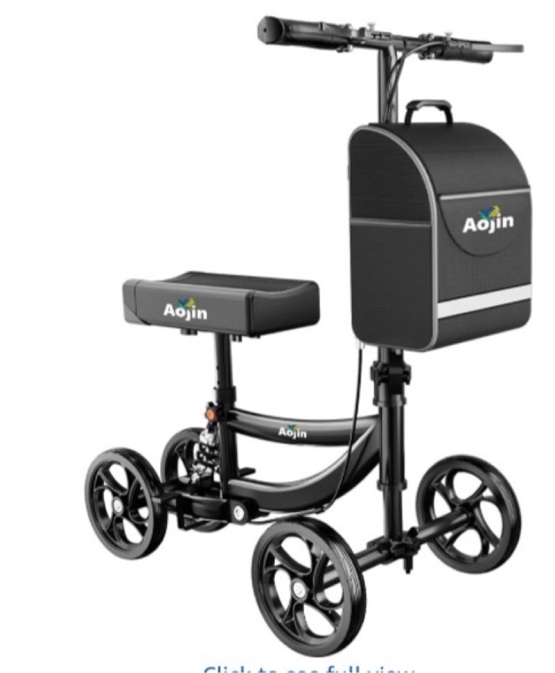 similar to drive medical 796 adjustable height steerable knee walker knee scooter leg walker crutch alternative