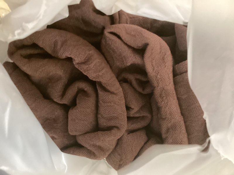 Condition photo showing Good Condition for bar stool covers set of 4, water resistant barstool seat covers stretch counter height chair covers for pub tall chair with back, bar chair covers for kitchen dining room cafe, coffee argyle -coffee 4