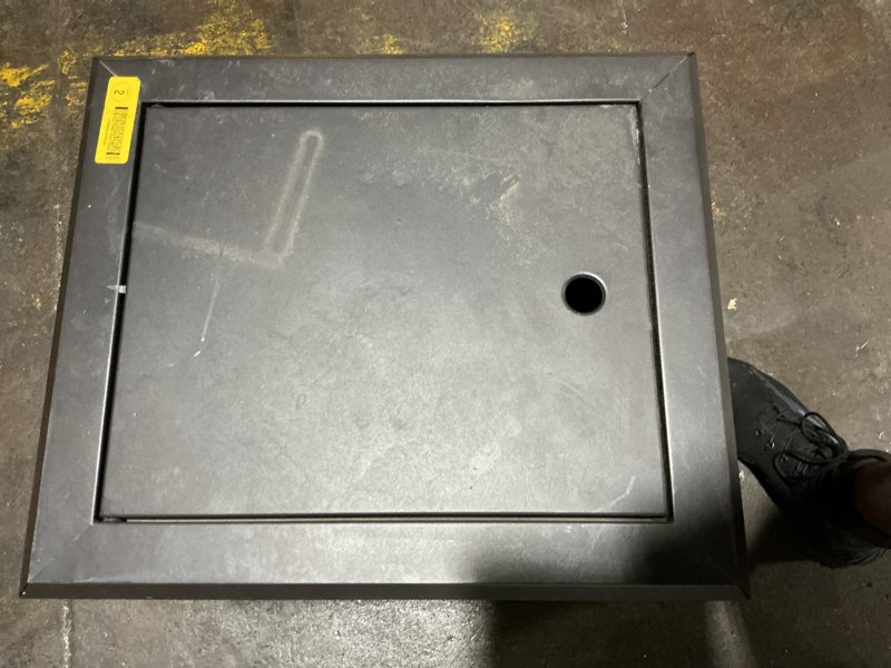 Condition photo showing As Is for style selections brown steel 150-ft container hose reel
