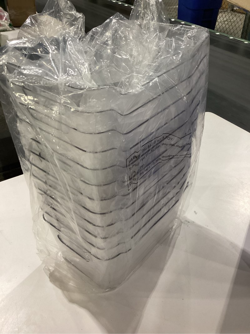 Condition photo showing New/Like New for Tiawudi 12 Pack Plastic Storage Bins, Multi-Use Organizer Bins, Pantry Organizer, Clear Storage Containers for Home, Kitchen, Office, Cabinet, Shelf and Fridge Organization
