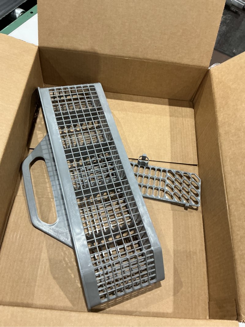 Condition photo showing Good Condition for universal dishwasher cutlery basket replacement wd28x10128 dishwasher utensil silverware basket, compatible with part no. ah959351, ea959351, ps959351, wd28x10127, wd28x10132