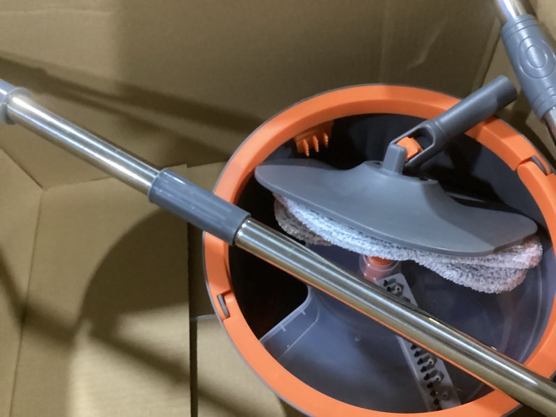 Condition photo showing Good Condition for Chabatree Mop and Bucket Set?Spin Mop and Bucket Set with Separate Dirty and Clean Water?2 Replaceable Mop Pads?Deep-Cleaning Mops for Floors, Versatile Mops for Walls Mop Set with 2Pads