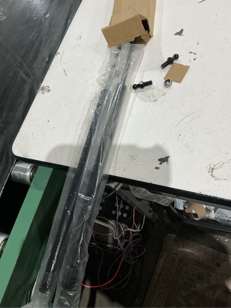 Condition photo showing As Is for hood struts for subaru forester 2025+, upgraded hood lift support no drill front gas springs shocks compatible with subaru forester accessories 2025 2026 black