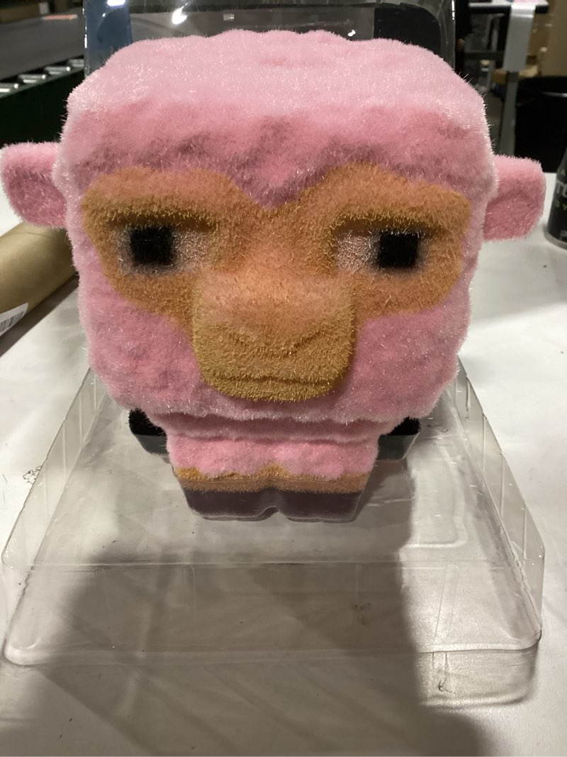 Condition photo showing Good Condition for Minecraft Mighty Mega Squishme (Pink Sheep Cozie)