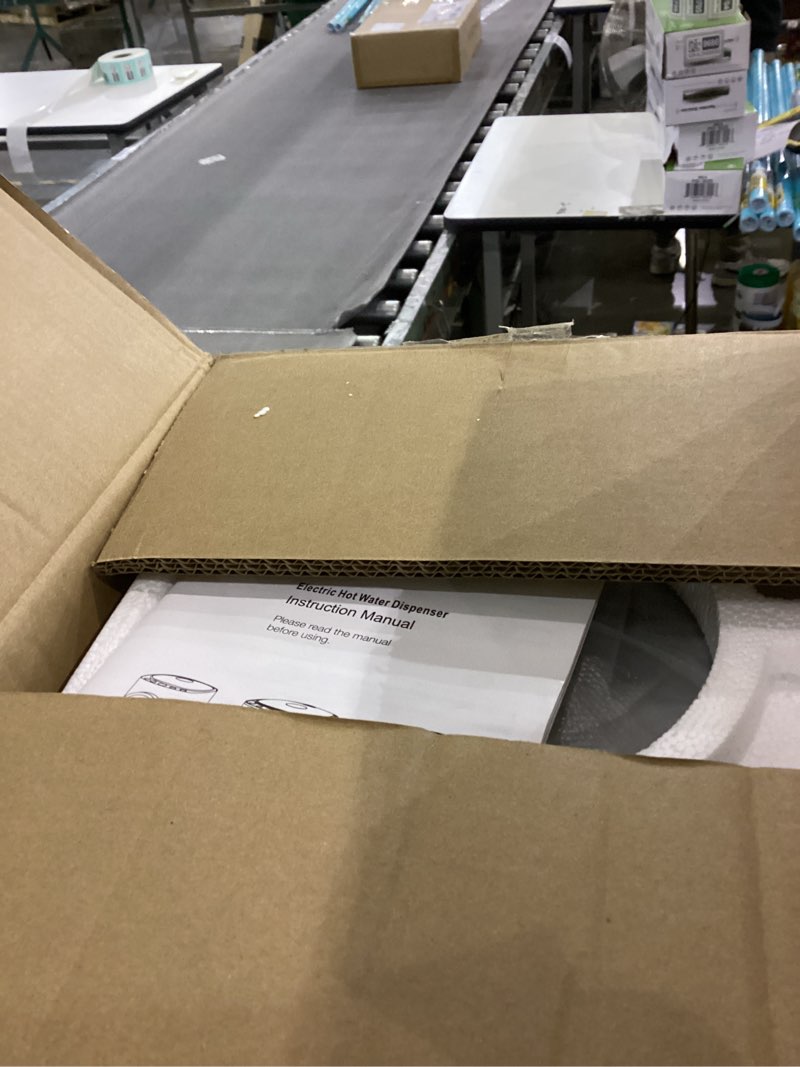 Condition photo showing New/Like New for OCTAVO Water Boiler & Warmer 5 Liter, 304 Stainless Steel Water Tank, 700 Watt 6 Adjustable Water Temperature, LCD Touch Control Screen, Child Lock with Water Shortage Indicator 5140 Grey