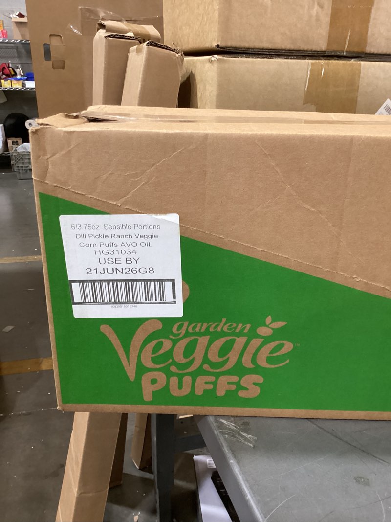 Condition photo showing New/Like New for veggie puffs