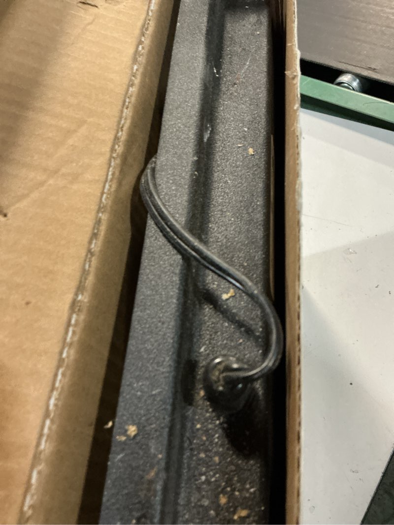 Condition photo showing As Is for chick brooder heater plate, 12"x16" warmer brooder plate for chicks with adjustable height & temperature display, 30w temperature control brooder heating plate for 40 baby chicks duck 16.3"l x 12.0"w x 3.0"h