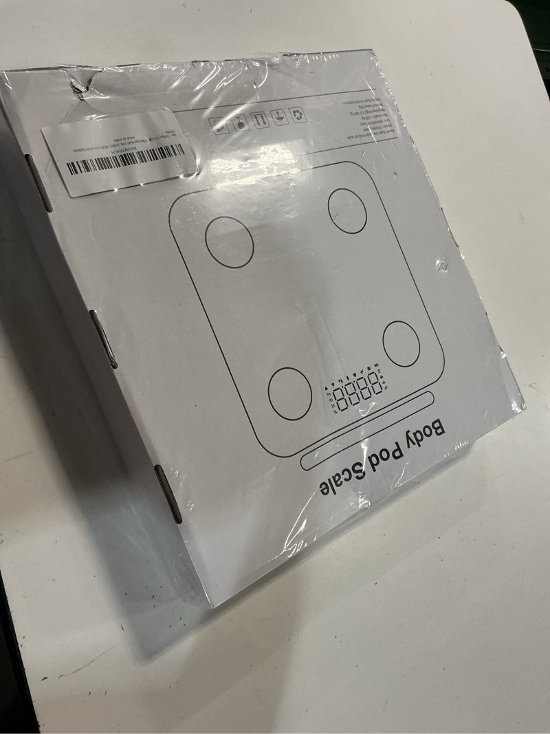 Condition photo showing New/Like New for The Body Pod Scale: 8-Electrode Health Smart Scale with 40+ Measurements Including Weight, Fat, BMI, Muscle Mass - Full Body Composition, 400 lbs Limit, 4xAAA Batteries Included