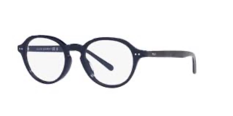 Polo Ralph Lauren Men's PH2251U Rectangular Prescription Eyewear Frames, Shiny Black/Demo Lens, 54 mm
