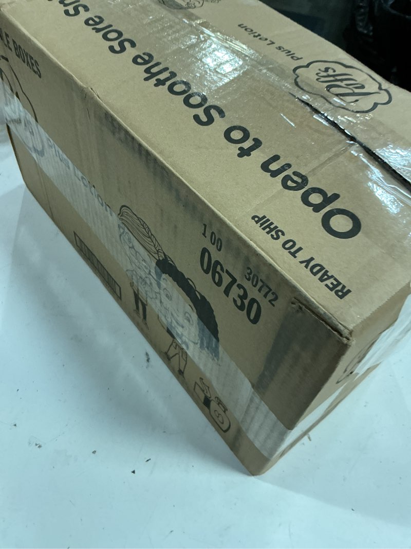 Condition photo showing New/Like New for puffs plus lotion facial tissues, 8 family boxes, 124 facial tissues per box, allergies and colds 124 count (pack of 8)