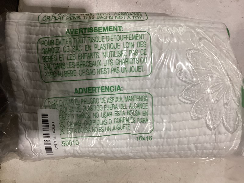 Condition photo showing Good Condition for bosowos pillow shams standard size set of 2, ultra soft breathable quilted embroidery pillow cases 20 x 26 inches for sleeping, decorative microfiber bed pillowcases easy care, white white-6 26" x 20" (pack of 2)