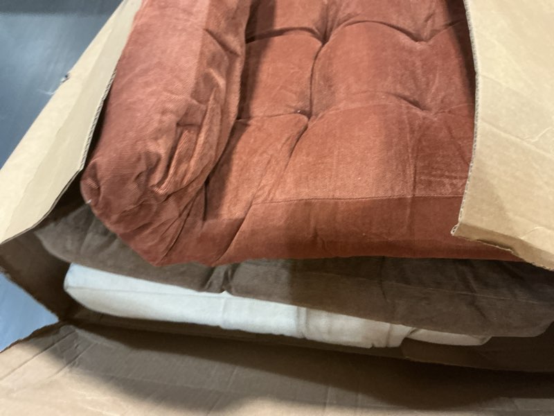 Condition photo showing New/Like New for jerify floor pillow cushions large round square large meditation floor pillow for classroom adult meditation picnic party seating learning daycare school(square,brown,4 pcs) square brown 4