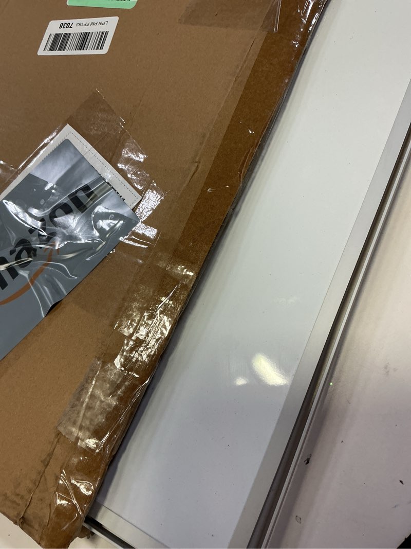 Condition photo showing Good Condition for Grtard Magnetic Dry Erase Board with Stand, 18''x14'' Double-Sided White Board for Kids, Desktop Whiteboard with Stand, Large White Board, Desk Whiteboard Portable, Dry Erase Board for Kids, Memo White 18'' x 14''