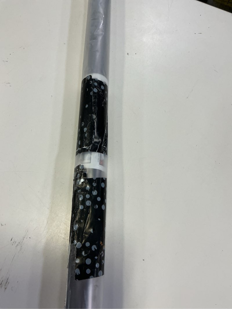 Condition photo showing New/Like New for reflective window film mirror one way daytime privacy anti uv static cling window film removable decorative screen stickers black & silver 6 mil 23.6 inch x 6.5 feet black silver 23.6 inch x 6.5 feet