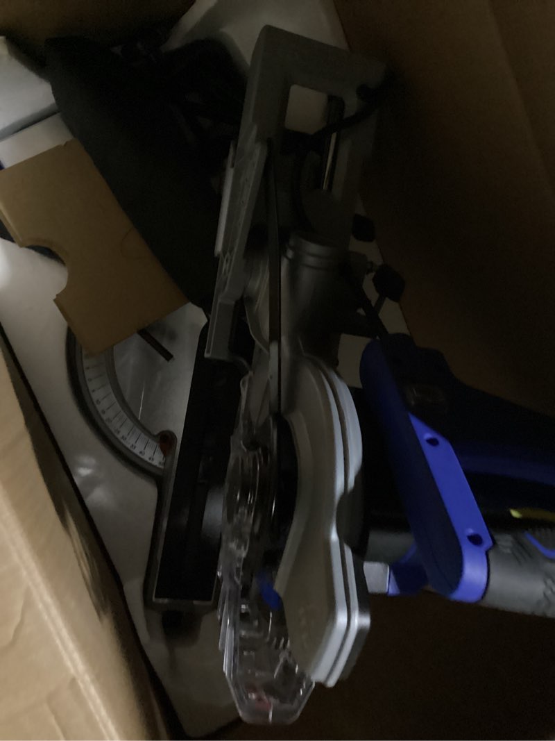 Condition photo showing Good Condition for kobalt compact 7-1/4-in 10-amp single bevel sliding compound corded miter saw