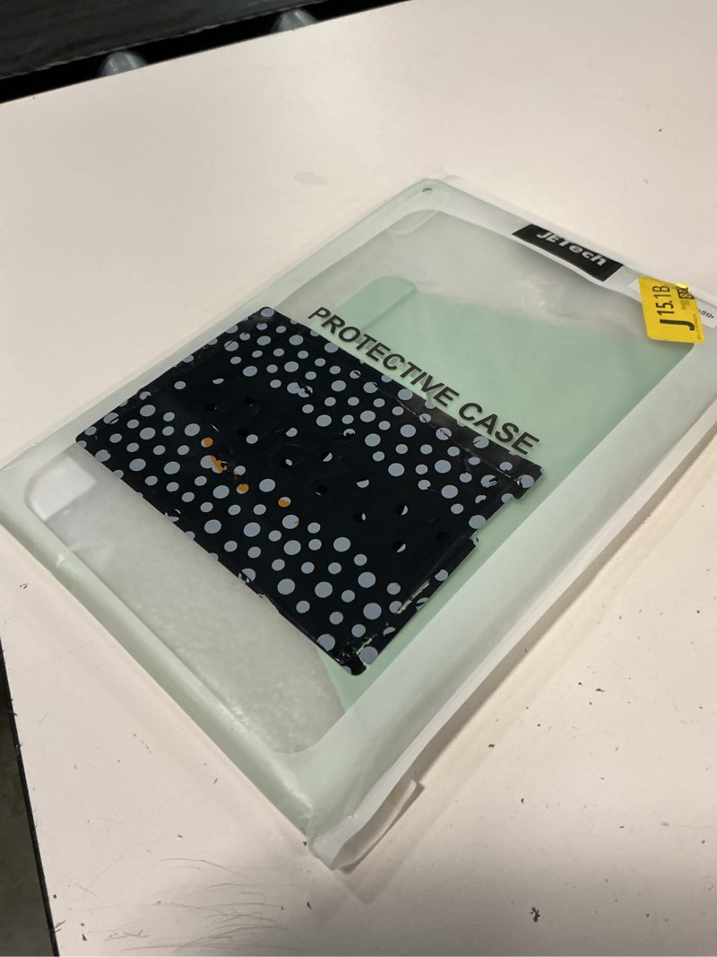 Condition photo showing New/Like New for jetech 360° rotating case for galaxy tab s10+/s9 fe+/s9+ 12.4", mint | cover for 2024/2023 model, multi-angle stand, clear back design, auto wake/sleep, s pen holder, full protection