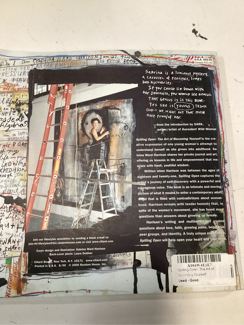 Condition photo showing New/Like New for Spilling Open: The Art of Becoming Yourself