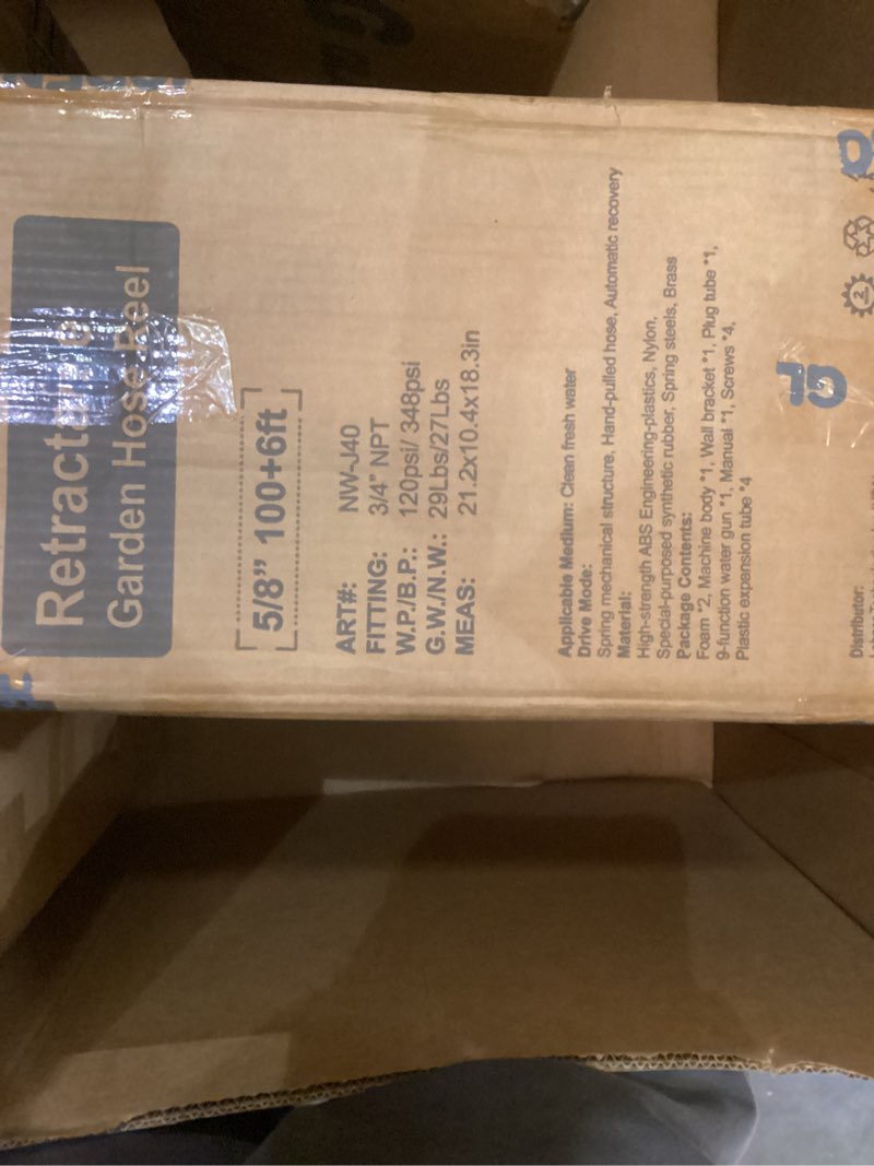 retractable garden hose reel