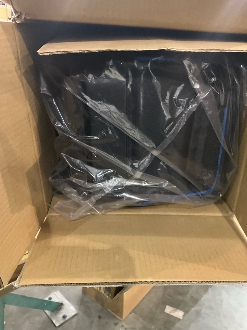 Condition photo showing New/Like New for Mangrove 3 Ball Bowling Bag with Wheels & Shoe Compartment, Deluxe Bowling Ball Bag 3 Ball Roller, Rolling Triple-Ball Bag w/Accessory Pocket & Retractable Handle Extends to 40'' Blue