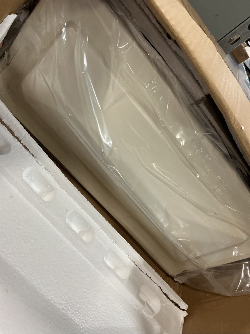 Condition photo showing As Is for mail boss 7173 townhouse locking security wall mount mailbox, cream white