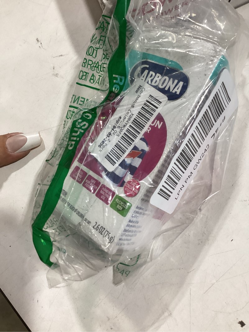 Condition photo showing New/Like New for carbona® color run remover | powerful color bleed eliminator | fixes color run accidents | 2.6 oz, 2 pack 2.6 ounce (pack of 2)