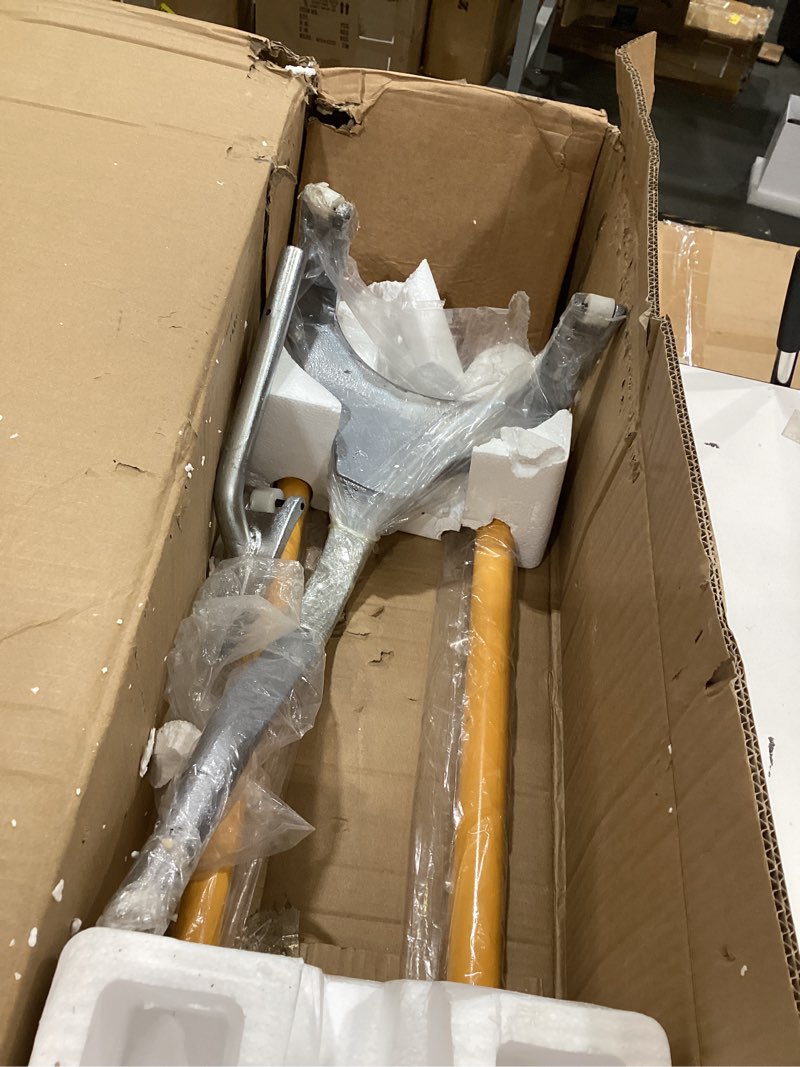 Condition photo showing Good Condition for vevor mophorn steel tire mount demount tool 22.5" to 24.5" semi tire changing tool with extra bead keeper, tubeless truck bead breaker manual tire changing tools for car repairing (yellow)