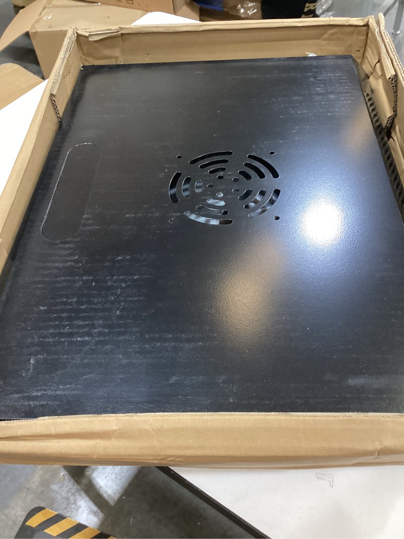 Condition photo showing New/Like New for 6U Wall Mount Server Cabinet IT Network Rack Enclosure Lockable Glass Door Black 6U Glass