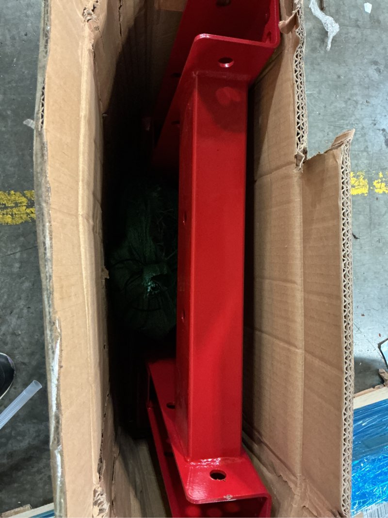 Condition photo showing As Is for garvee 3 point quick hitch, fits cat 0 & cat 1 compact tractors | 3000 lbs max lifting capacity; heavy-duty steel, rust-proof powder coating; quick attach design orange