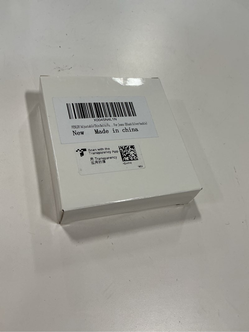 Condition photo showing New/Like New for FENLDY Adjustable Thin Belts For Womens Skinny Belts For Dresses Womens Solid Color Alloy Turn Lock Belts For Jeans