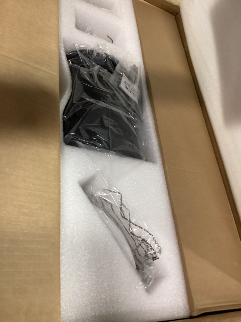 Condition photo showing New/Like New for Ohniyou 52” Flush Mount Farmhouse Ceiling Fan with Lights, Remote & APP Control Low Profile Indoor Outdoor Ceiling Fans, Dimmable, Quiet DC Motor, Reversible, Black+Wood Color Walnut Color