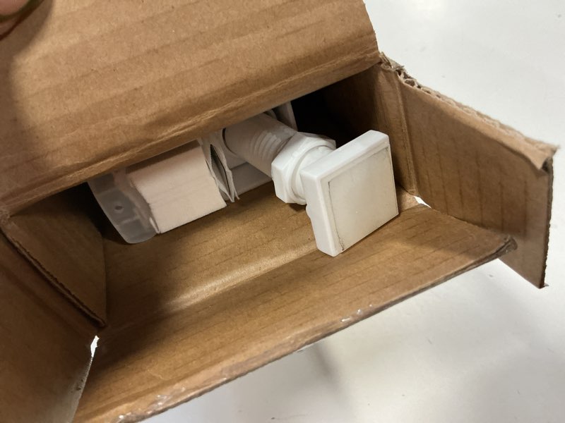 Condition photo showing As Is for LazBlinds Cordless Cellular Shades, No Tools No Drill Light Filtering Honeycomb Shades Pleated Blinds for Windows, 26.5'' W x 48'' H, White Light Filtering-white 26 1/2'' W x 48'' H