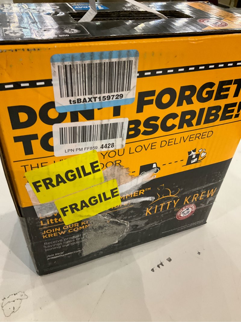 Condition photo showing New/Like New for ARM & Hammer Cloud Control Platinum Clumping Cat Litter Odor Control, 27.5 lbs. Cloud Control Platinum Clumping 27.5 Lbs