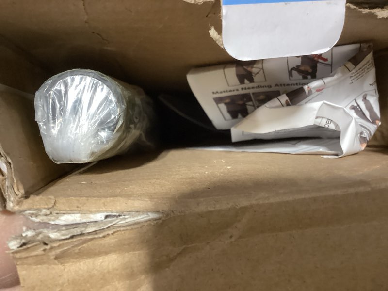 Condition photo showing As Is for ALEVMOOM Walking Cane with Seat Folding Lightweight, 2-in-1 Cane Stool for Adults, Aluminum Walking Stick with Seat, Portable Stool for Senior, with Carry Bag Black