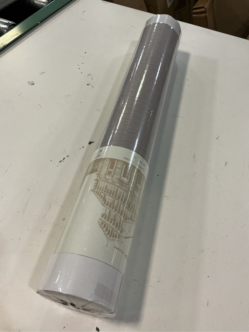 Condition photo showing Good Condition for haimin grasscloth wallpaper peel and stick 20.9in x 393in fabric contact paper wall paper textured wallpaper vertical stripes look self-adhesive thick vinyl embossed (gray)