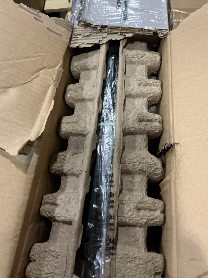 Condition photo showing Good Condition for ZINUS Joseph 6 inch Metal Platform Bed Frame, Mattress Foundation, Wood Slat Support, No Box Spring Needed, Sturdy Steel Structure, Full Full 6 Inch Bed Frame Original Box