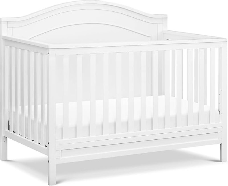davinci charlie 4-in-1 convertible crib - greenguard gold certified - converts from baby crib to toddler bed, daybed, and full-size bed e