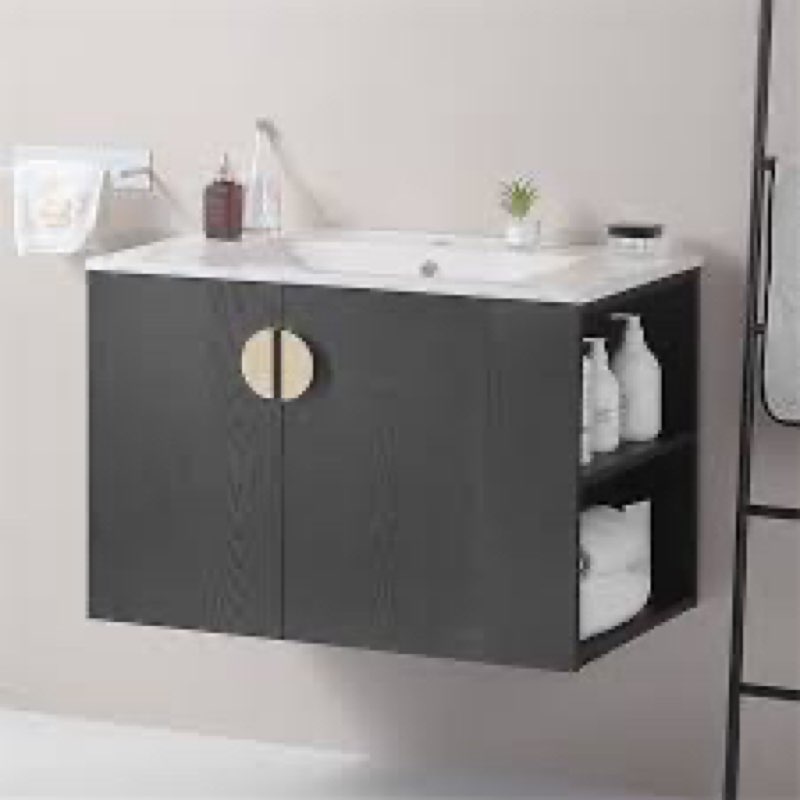 Yudani Bathroom Storage Cabinet,30\\\" Bathroom Vanity with Sink,with two Doors Cabinet Bathroom Vanity Set with Storage Shelf(incomplete just top))) 