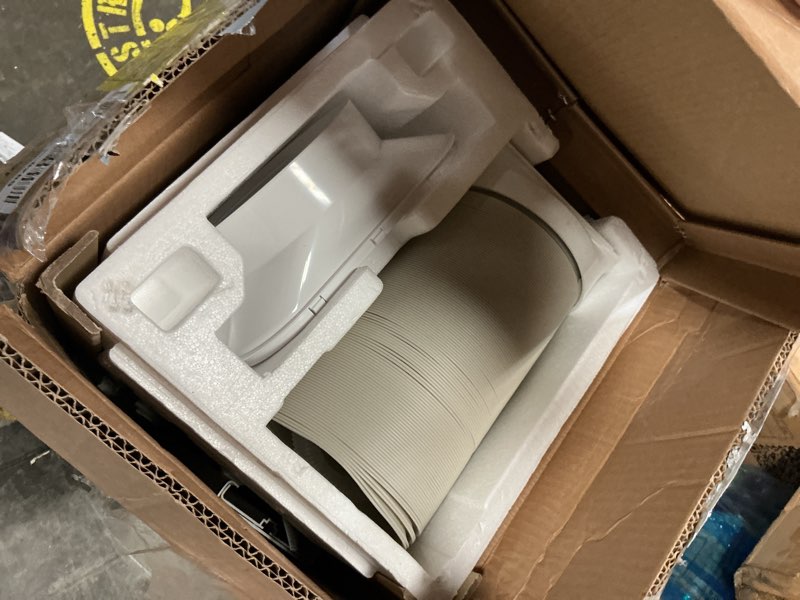 Condition photo showing As Is for 16,000 b t u portable air conditioners for large room up to 750 sq. ft., 5-in-1 smart ac with wifi app, remote control, fast cooling, dehumidifier, fan, sleep mode, 24h timer & window kit