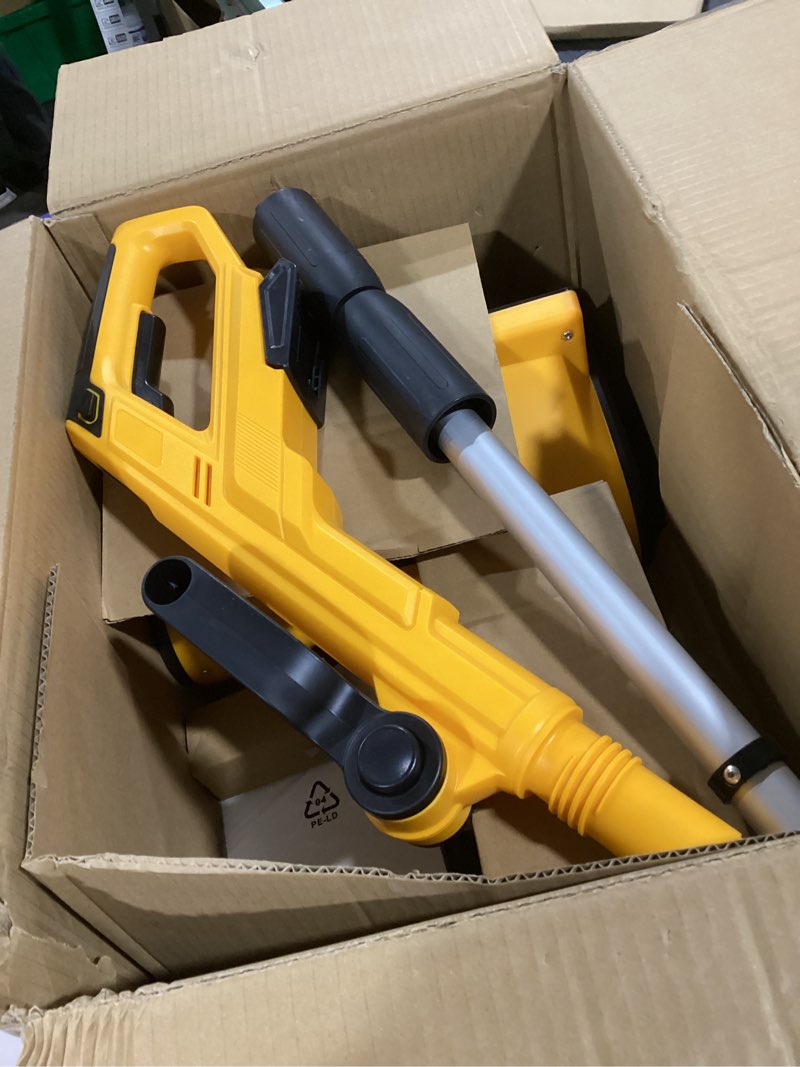 Condition photo showing Good Condition for 12" Cordless Snow Shovel (NO Battery) Compatible with Dewalt 20V Max Battery, Electric Snow Shovel with Directional Plate & Adjustable Front Handle, Cordless Snow Blower for Driveway/Patio/Sidewalk For Dewalt 20V Battery(Yellow)