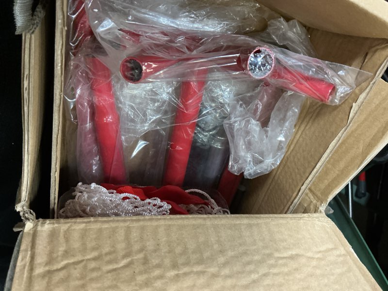 Condition photo showing Good Condition for Furlihong NT01 Baseball & Tennis Ball Recycling System Net, 6 x 7ft, Portable Polyester Net and Fiberglass Frame, Compatible with 681PBH 6801BH 680BH 6802BH Machines, with Carrying Bag (Net Only)