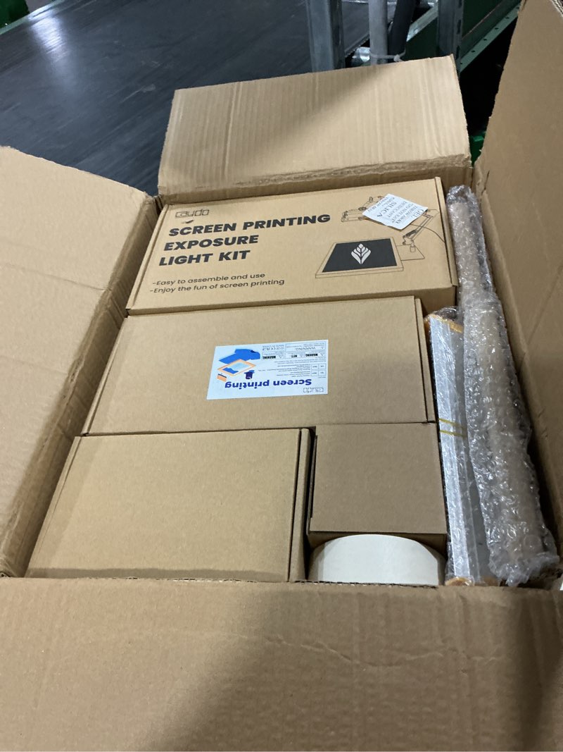 Condition photo showing Good Condition for caydo 66 pcs all-in-one screen printing kit - 50w led uv exposure screen printing light, screen printing ink, screen printing photo emulsion, instructions