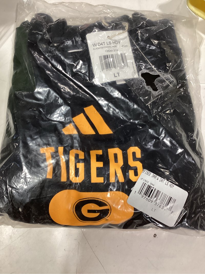 adidas Women's D4T Grambling State Universtiy Lightweight Hoodie, Black/Team Collegiate Gold/Grambli