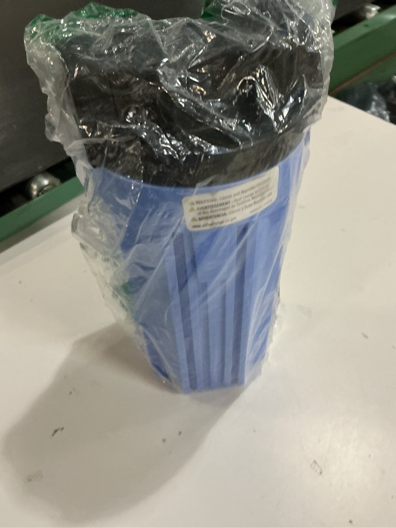 Condition photo showing New/Like New for pentair omnifilter whole home 10" heavy-duty big blue water filtration system with pressure relief, black/blue