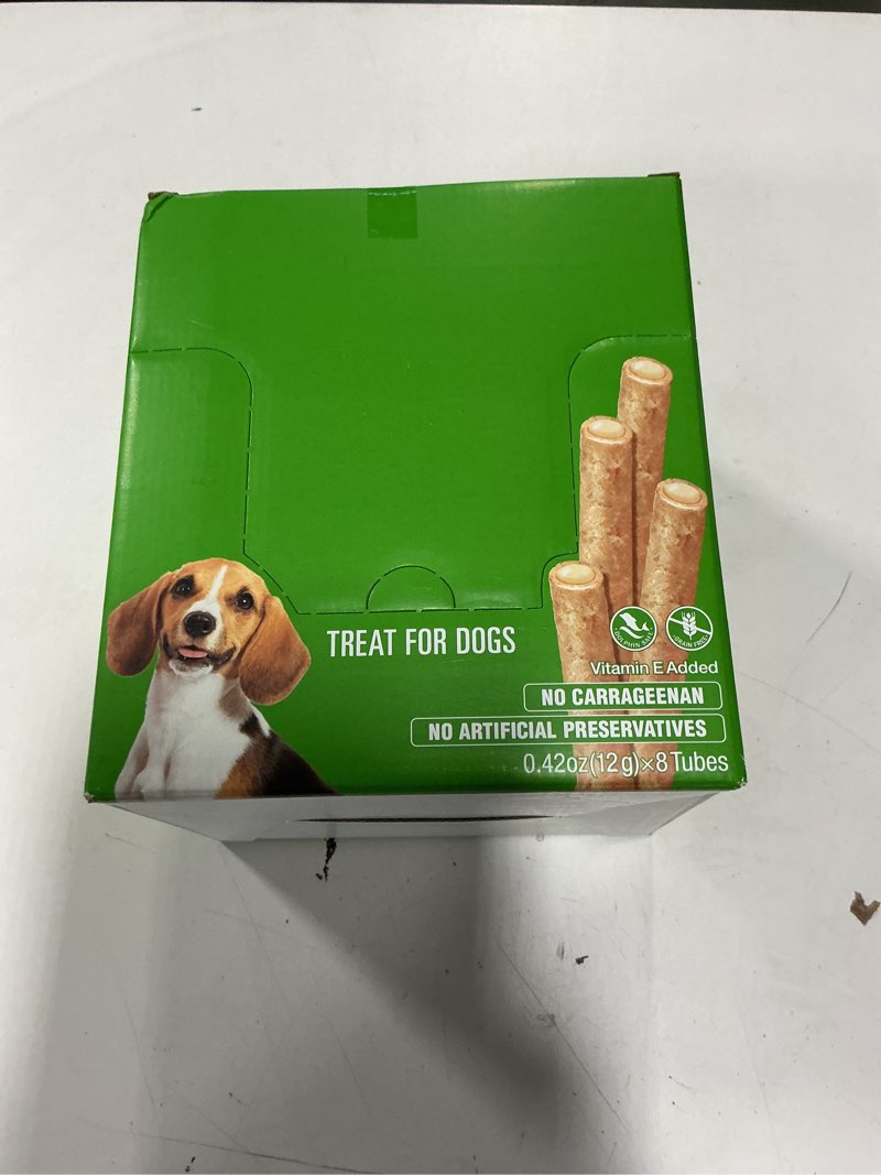 Condition photo showing New/Like New for Churu Rolls for Dogs Chicken Recipe wraps Chicken with Cheese Recipe (Soft Baked Chicken Filled with Churu Puree) 24 tubes (8 packs of 3 tubes)( BB: 02/01/26)